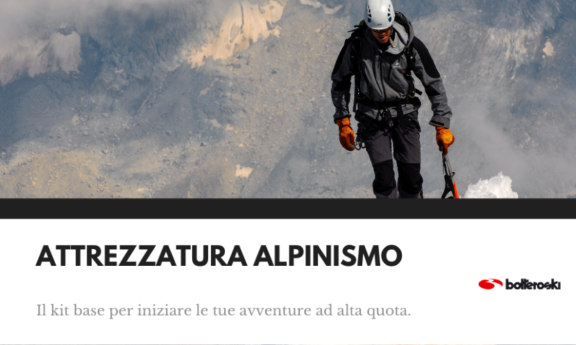 Abbigliamento e attrezzatura alpinismo