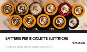 Scelta delle batterie per biciclette elettriche