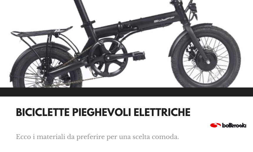 Scelta delle biciclette pieghevoli elettriche