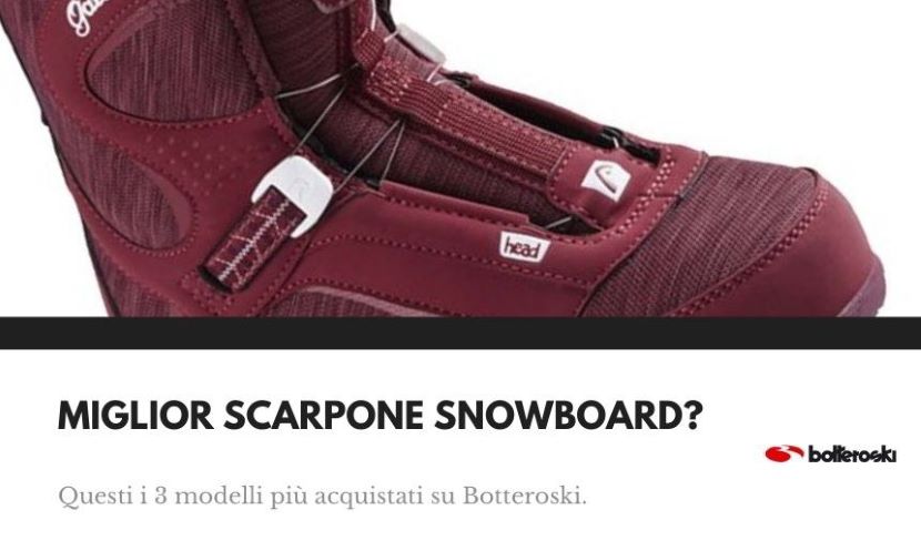 Miglior scarpone da snowboard su Botteroski.com.