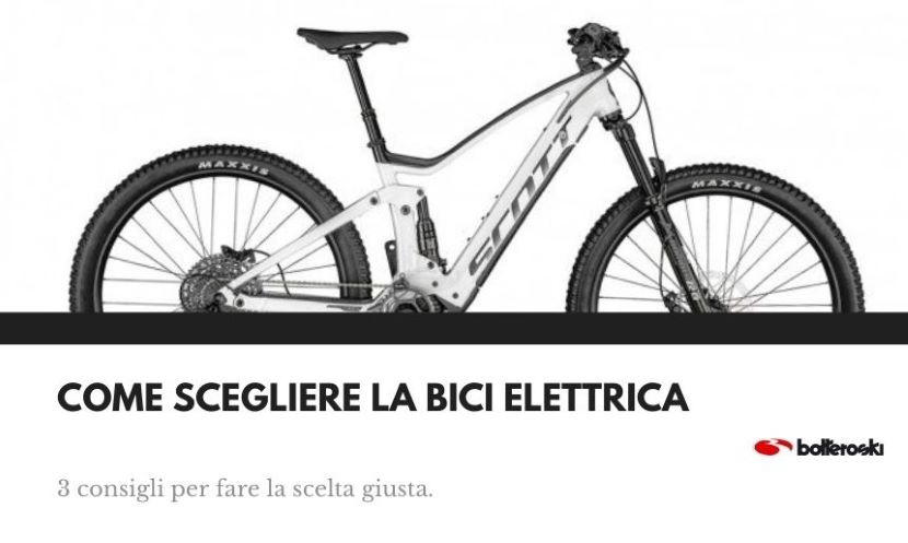 Come scegliere una bici elettrica con 3 consigli.