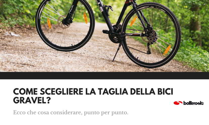 Ecco le dritte su come scegliere una bici gravel della taglia giusta.