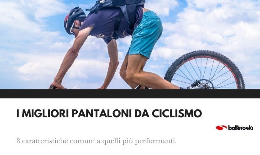 Caratteristiche dei migliori pantaloni da ciclismo.