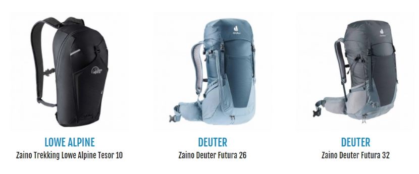 abbigliamento trekking estivo e zaini su Botteroski.com