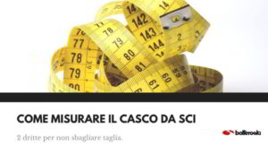 Come misurare un casco da sci