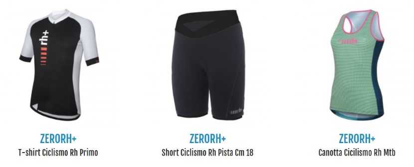 abbigliamento da ciclismo ZeroRH+ su Botteroski.com