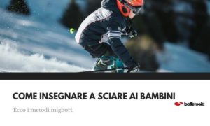 come insegnare a sciare ai bambini