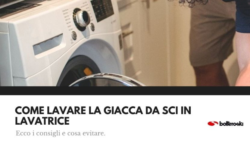 come lavare giacca da sci in lavatrice