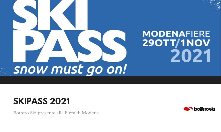 Skipass 2021: Bottero Ski sarà presente alla Fiera di Modena