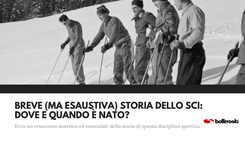 Storia dello sci: dove e quando è nato