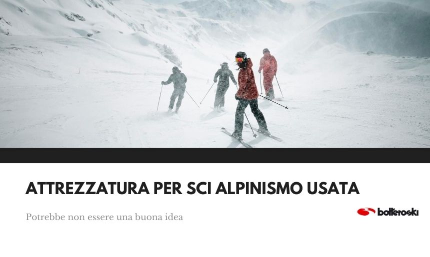 attrezzatura per sci alpinismo usata