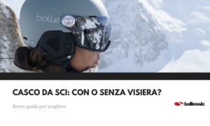 casco da sci con o senza visiera