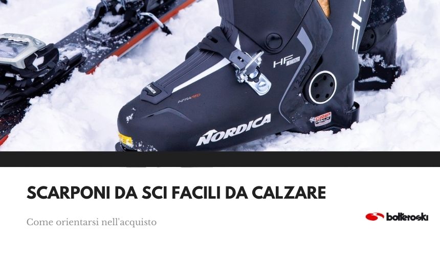 scarponi da sci facili da calzare