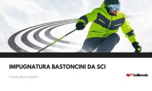 Impugnatura bastoncini da sci