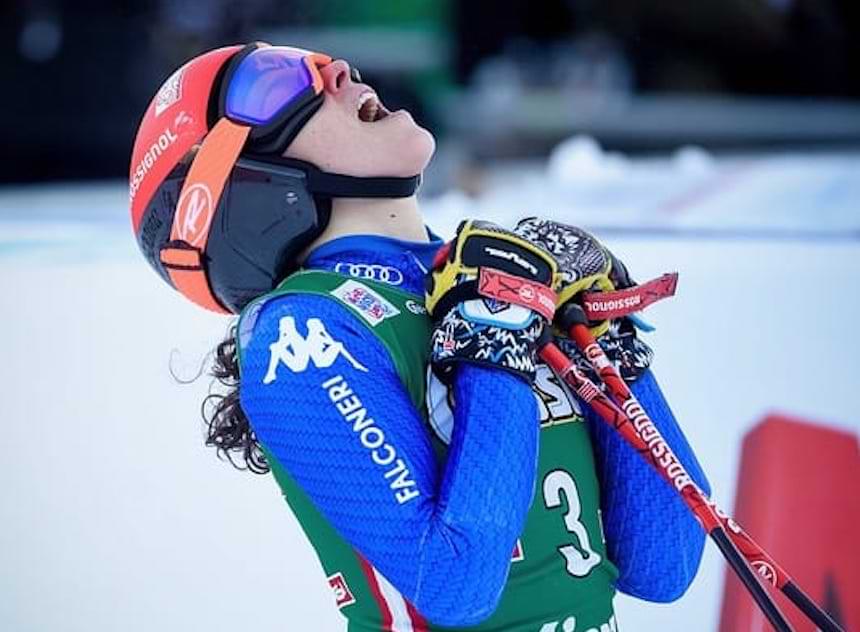 Federica Brignone è inserita nella classifica delle sciatrici italiane più forti